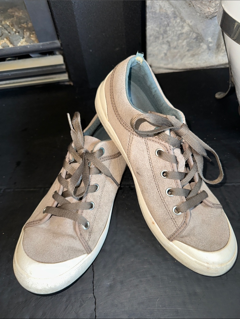Teva Freewheel Suede Sneakers.